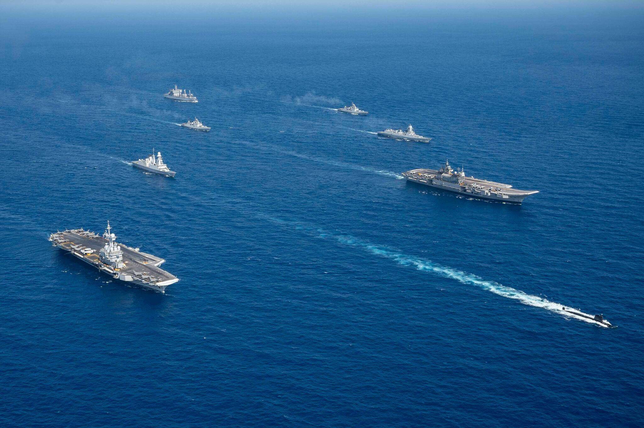 皇冠足球平台在哪里注册_448个垂发！055战斗准备皇冠足球平台在哪里注册，法航母闯南海，上将笃定中方不敢动手？